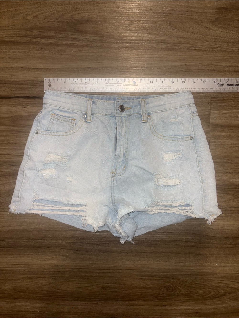 denim shorts